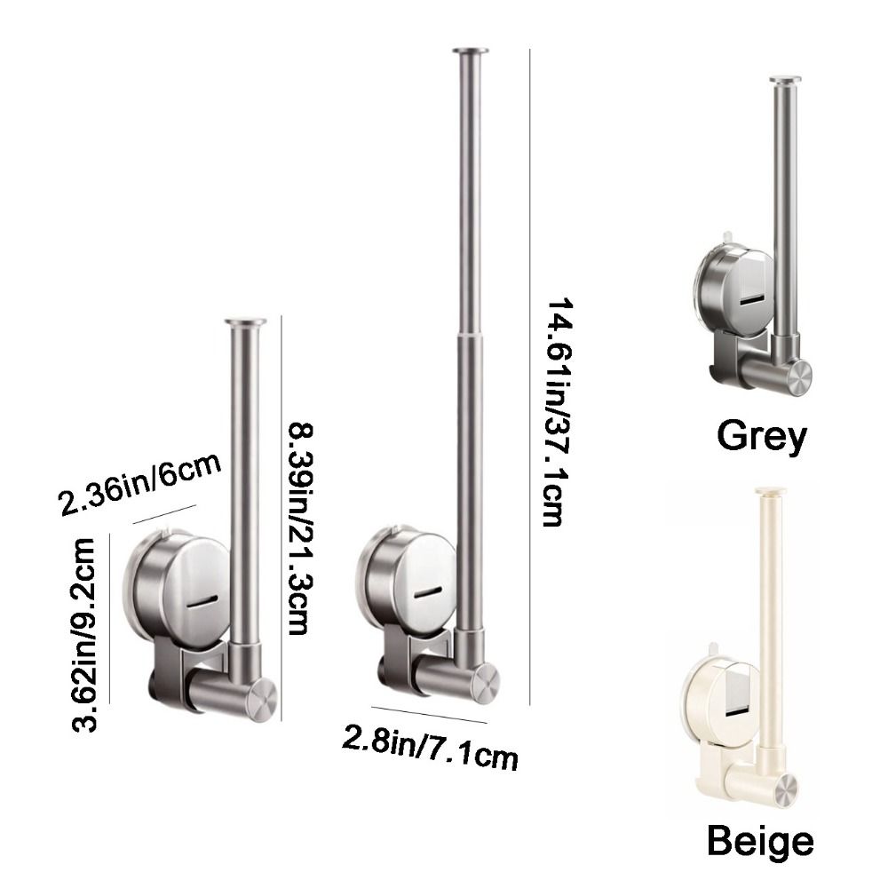 Retractable Cling Film Storage Rack Wall Mounted Paper Roll Holder  Kitchen