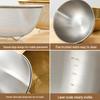 Shengjia Stainless Steel Rice Washing Sieve & Fruit Basket Set