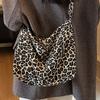 Large-capacity Casual and Stylish Leopard Print Single-shoulder Bag, Underarm Tote Bag, and Fashionable Crossbody Bag