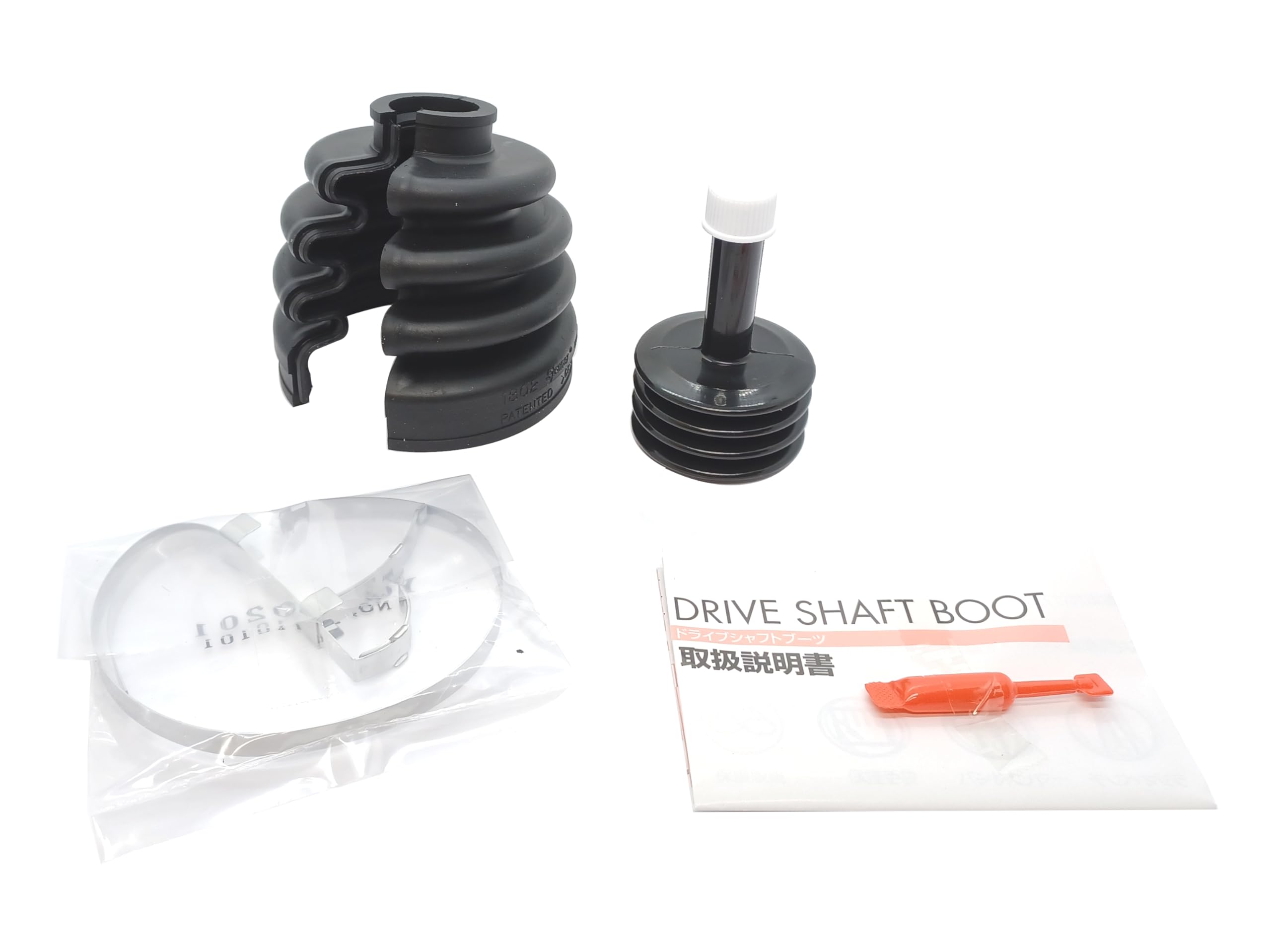 

Tokushige BAC-KE02R Пыльники приводного вала 3,4 дюйма (87.6 мм), Большой диаметр 2,7 дюйма (68,6 Height: 87.6mm/Large diameter: 68.6mm/Small