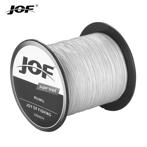 JOF PE 4 Braided Wire Portable Green and Yellow Smooth Fishing Line for Floating in Streams Lakes Rivers