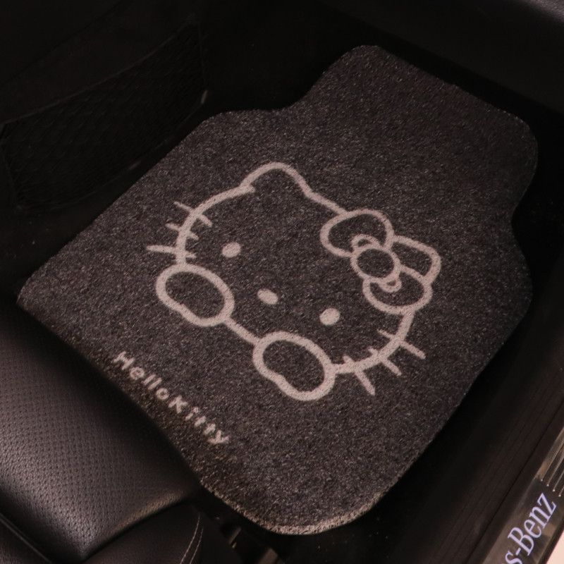 

the Driver s Seat and Rear Seat, New Model, Wear-Resistant, Dirt-Resistant, Single-Piece Silk Loop Car Carpet Mat, Car Interior Accessories for Women Front row foot pad single piece