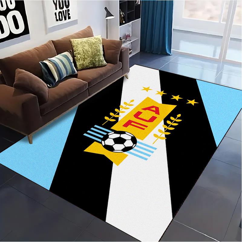 Uruguay Celeste Football Carpet Rug for Living Room Bedroom Home Sofa Decoration,Kids play Non-slip Floor Mat