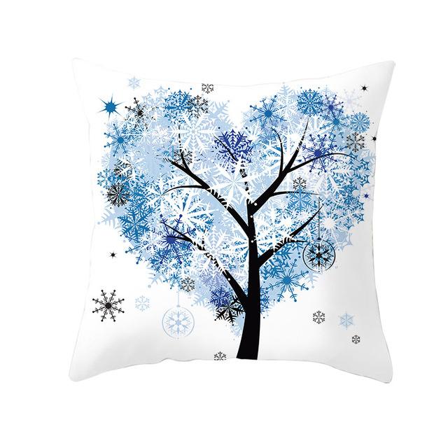 Colorful Tree Printing Decorative Pillowcase Colorful Tree Pillow Case Polyester Tree Pattern Pillow Cover Kussensloop Zt287