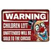 Metal Wall Art Sign Hanging Decor 20x30cm