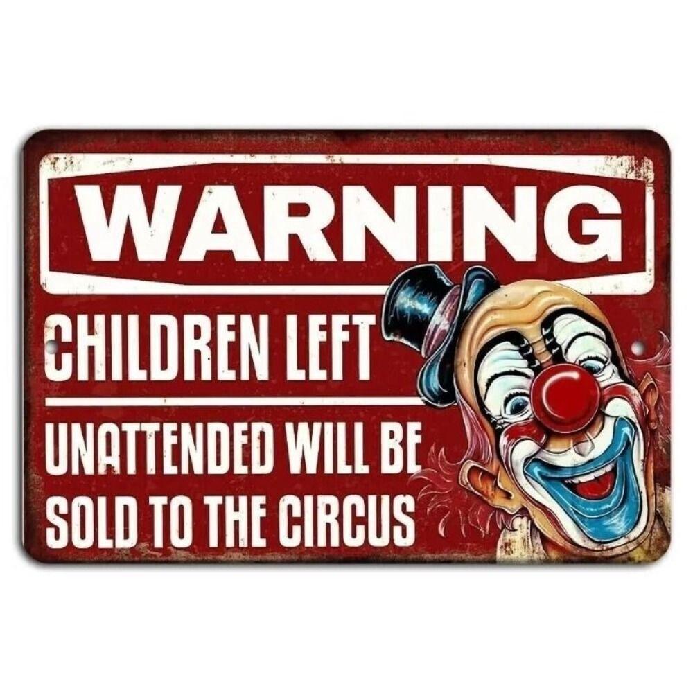 Metal Wall Art Sign Hanging Decor 20x30cm