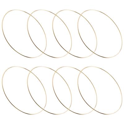 16 Pack 10 Inch Gold Dream Catcher Metal Rings Floral Hoops Wreath Macrame Creations Ring For DIY Crafts