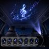 161 Degree Rotating Dreamy Starry Sky Projector USB Powered Flexible Neck USB Plug Projection Lamp Interchangeable Slides