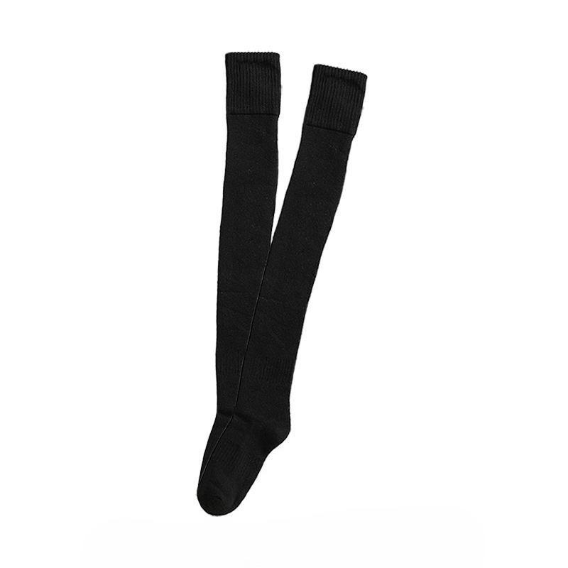 Warm Thigh-high Socks, Women's Over-the-knee Socks, Versatile Loop Socks, Mid-calf with Fleece for Autumn and Winter, High-calf Anti-slip Fleece