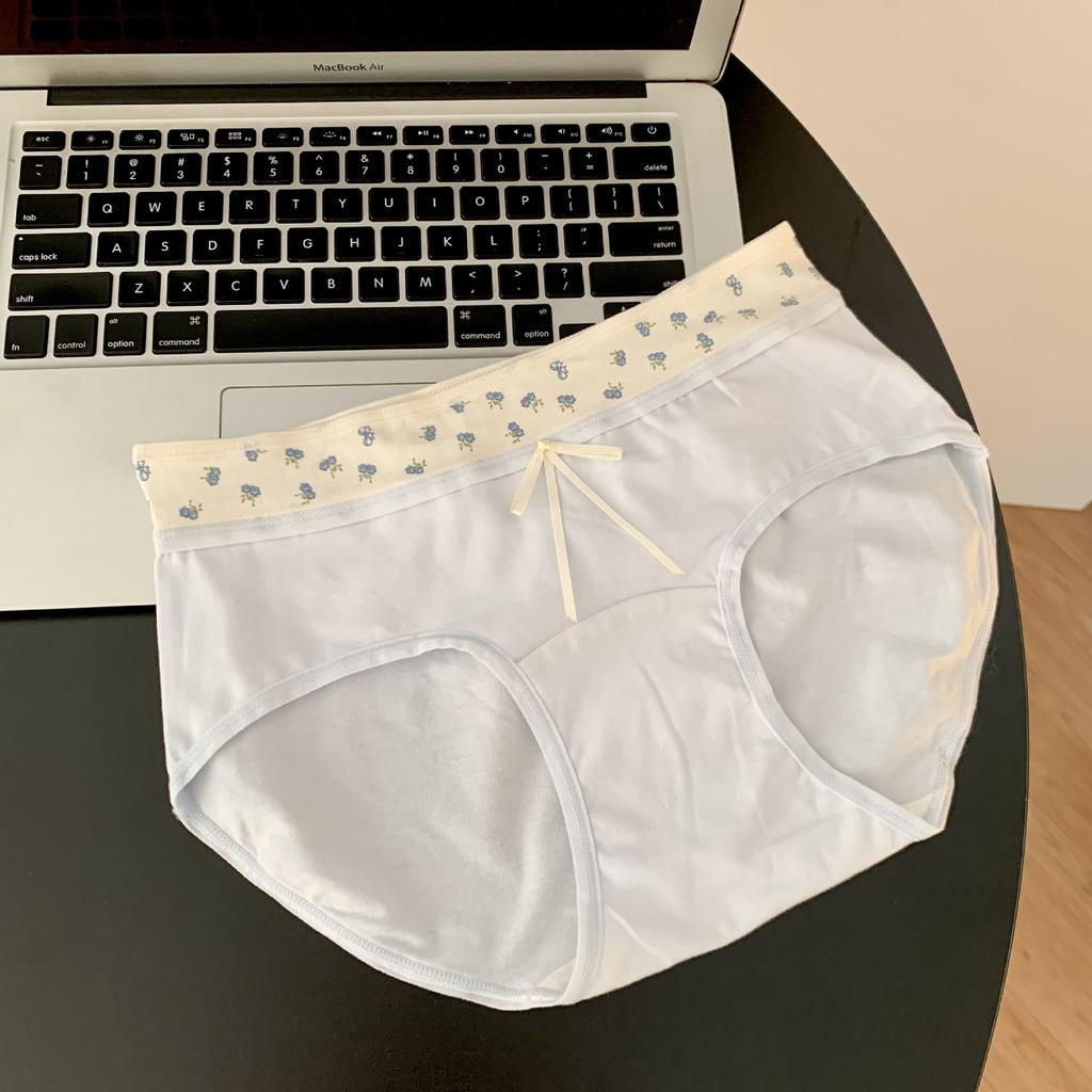 Plus Size Women's Spring and Autumn Pure Cotton 10A Antibacterial Extended Crotch Underwear