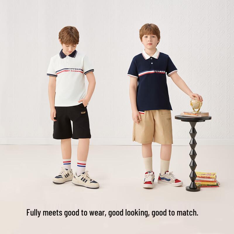 YEEHOO Boys' Cooling Anti-Bacterial Polo T-Shirt