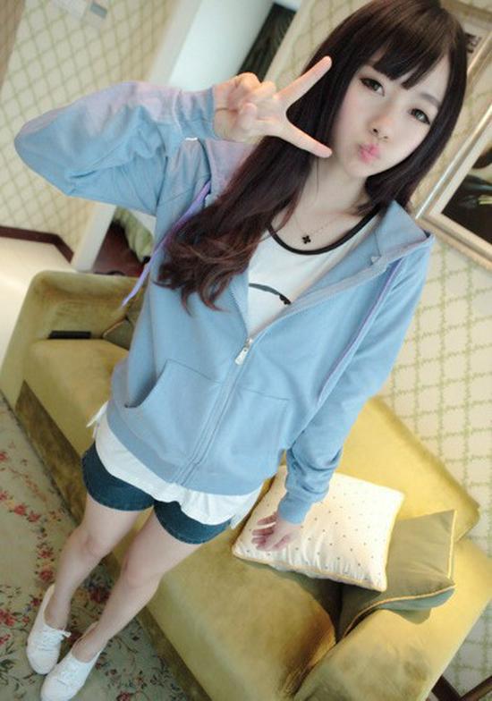 2026 Autumn Women's Long Sleeve Hooded Zipper Cardigan Jacket - Solid Color, Thin Sweatshirt for Students