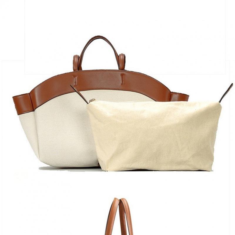Spanish Women's 2025 Fashion Patchwork Large Capacity Tote Bag - Versatile Handheld/Shoulder Design