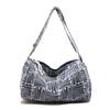 Fashion Striped Tote Bag Women's New Large-capacity Underarm Bag Student Versatile Shoulder Messenger Bag