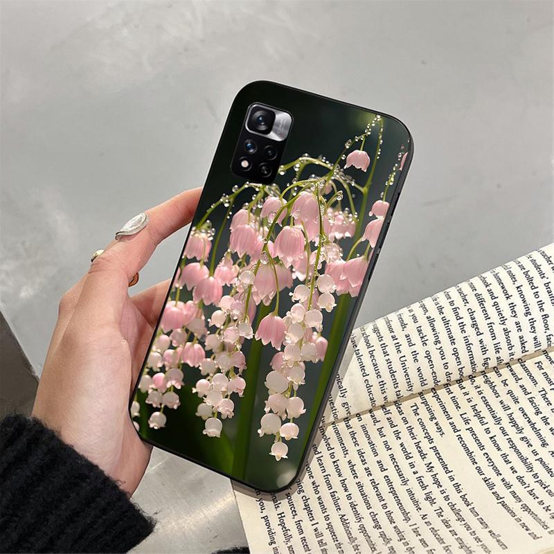 Lily of the valley Flower Phone Case For Xiaomi Redmi note 13 12 Pro 11S 11 10 Pro 10S 12S Redmi 10 13C 9C