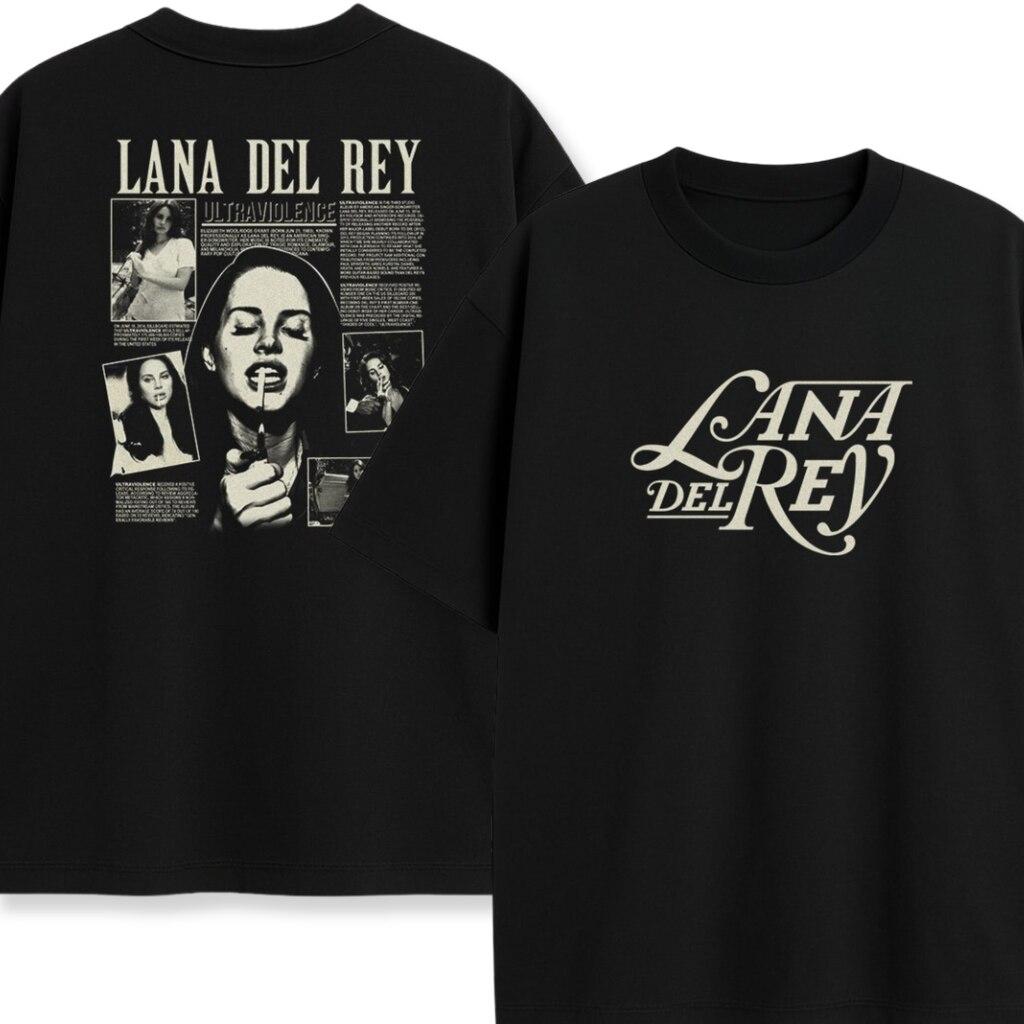 

Футболка Lana Del Rey Ultraviolence Унисекс и Женская Летняя Хлопковая Y2K Одежда Повседневная Мода Круглый Вырез Короткий Рукав Уличная Одежда M