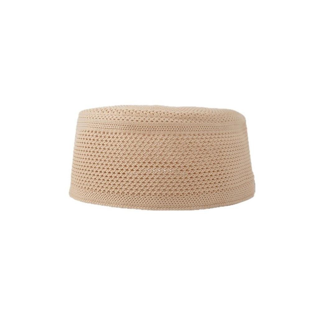 Mesh Muslim Caps Flat Top Summer Hat New Islamic Hat Men