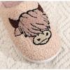 Christmas Hot Selling Animal Printed Cotton Slippers for Men and Women At Home, Winter Woolen Slippers