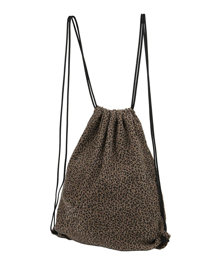 Ressac Leopard Embossed Gym Bag