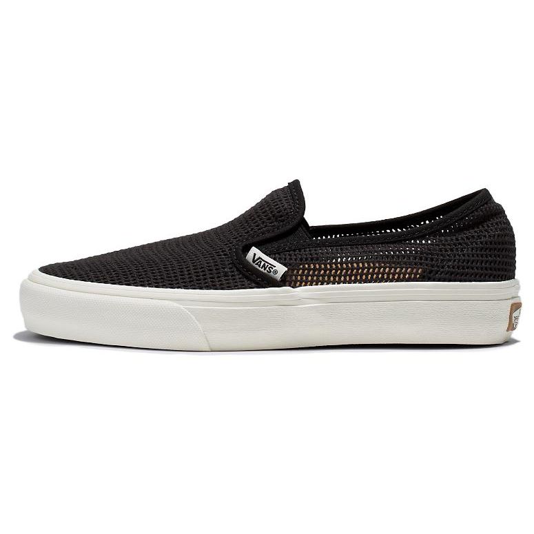 Vans Slip-On Mesh VR3 SF Low-Top Skate Shoes Unisex Sneakers Black White VN0007R9BLA