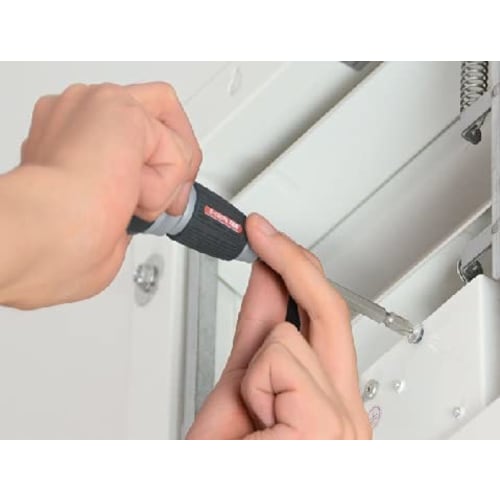 ANEX Quick Ball 72 Ratchet Driver, No. 397-D, Interchangeable, [Turn Left or Right and Lock with One Finger], Phillips and Flathead, Interchangeable,