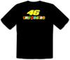 46 The Doctor Valentino Rossi Pilot Black Tshirt 105