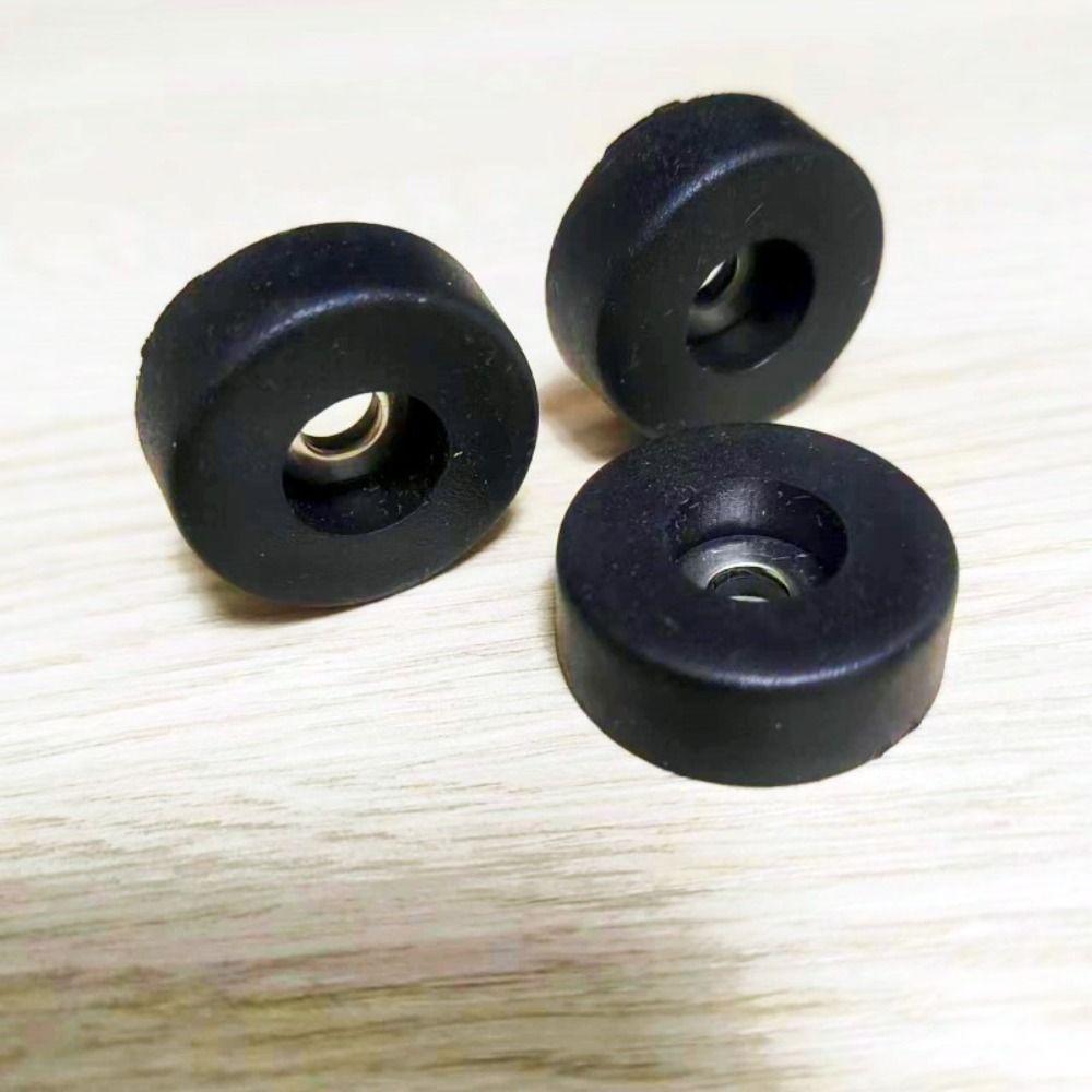 4PCS Black Bumper Rubber Vibration Pads Foot Pad  for Compressors Generators Pressure Washers