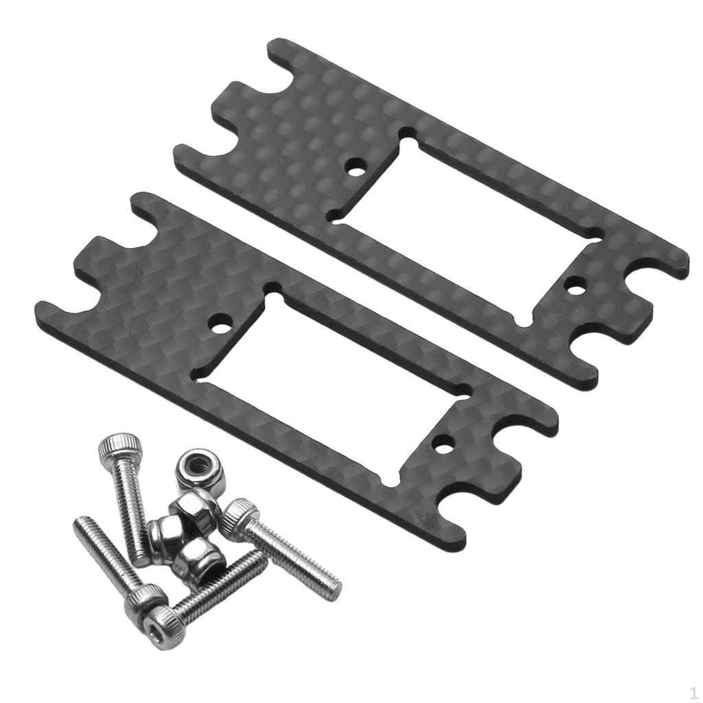 2 Pieces Reinforcement Plate Mounting Board, RC Car Accessory Upgrade Parts, Axial Adapter