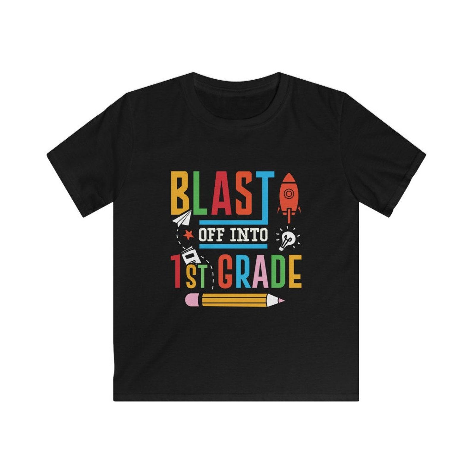 1st Grade Shirt KIDS | Back To School Tshirt | First Grade Boys Girl T-Shirt | Grade 1 One 2XL