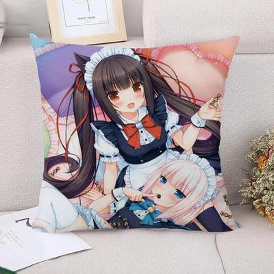 Cushion Cover NekoPara Pillowcases for Pillows X Cushions Covers for Bed Pillows Pilow Cases Car Decoration Pillowcase