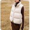 Women's Stand Collar Puff Down Vest - New Style Winter Sleeveless Gilet