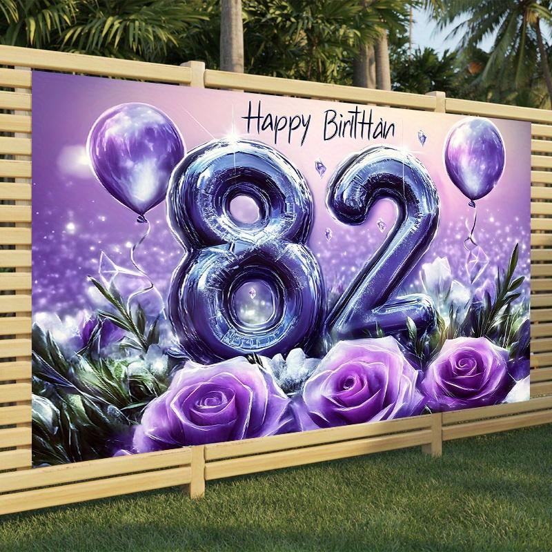 Party Backdrop 82Nd Birthday Elegant Parties Photo Background Decor Birthday Party Decor