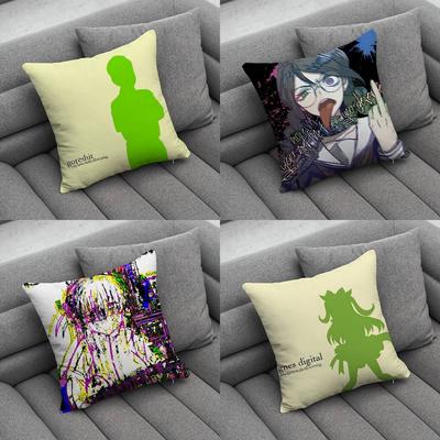 Goreshit Album Cover Pillow Case Square DoubleSided Printing Short Plush Sofa Cushion Cover Bedroom Bedside Pillow