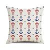 Watercolor sailing-themed sailboat Digital printing short plush pillow covers for car sofa office cushion cover home goods