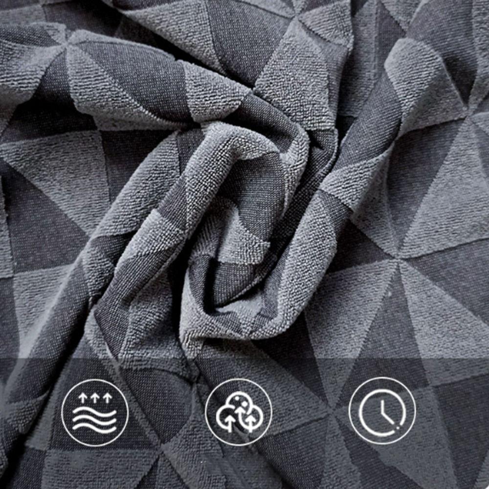 Dustproof Jacquard Arc Chair Cover Elastic Chair Protective Case Curved Seat Cover  Household