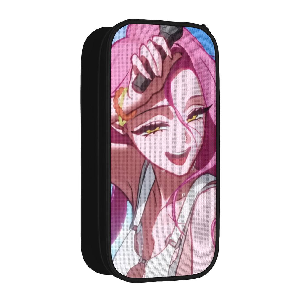 Classic Anime Alien Stage Mizi Pencil Case Pencilcases Pen Holder for Girls Boys Big Capacity Bag School Supplies Stationery