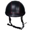Motorcycle Helmet Vintage Black Half Helmet 54-60cm Retro Motorcycle Helmets Shell Helm Matte Motorcycle Protection