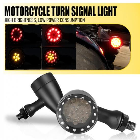 12V For Harley Sportster 1200 883 Motorcycle LED Blinker Brake Turn Signal Light