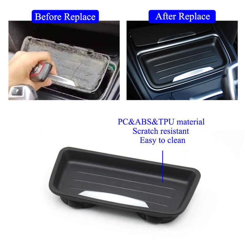 51169232068 Car Center Console Cup Holder Storage Tray Insert Cover Trim For BMW 3 4 Series F30 F31 F34 F35 F80 F32 F33 F36 F82