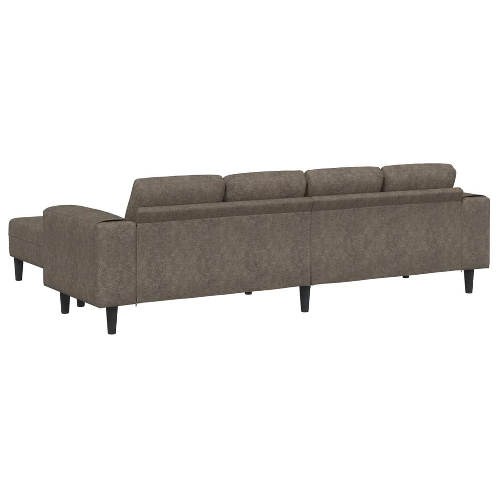 Living Room Sofa 3 Pcs Dark Grey