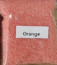 Pearled Candles Natural Sand Candle Wax Packaged Sand Wax Candles for Wedding Decoration 1kg/bag&unscented оранжевый