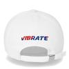 VIBRATE Korean Flag Logo Ball Cap (White)