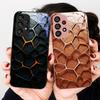 Hexagonal honeycomb core For Samsung S22 S8 S9 10 20 Ultra S21 Pro S22 Plus S23 FE S24 Ultra S25 Edge S25Ultra Glass Phone Case
