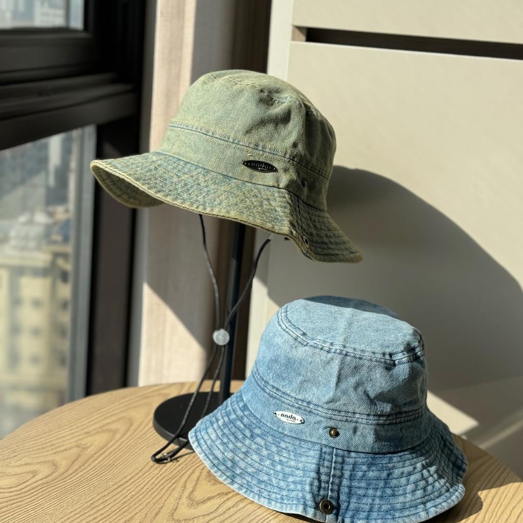 High-quality Washable Sun Hat for Men, Japanese-style Denim Fisherman Hat for Women, Outdoor Camping and Hiking Hat, Summer Sun Protection Hat,
