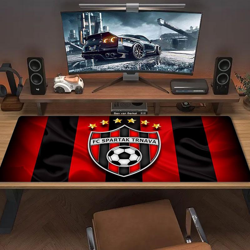 FC Spartak Trnava Mouse Pad, Large Gaming Desk Mat, Non-slip XXL Mousepad for Laptop & Tablet, Mini PC Playmat with Stitched Edges
