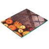 Durable and Stylish Glass Kitchen Board with Pumpkin Apple Pattern 60x52 Cm