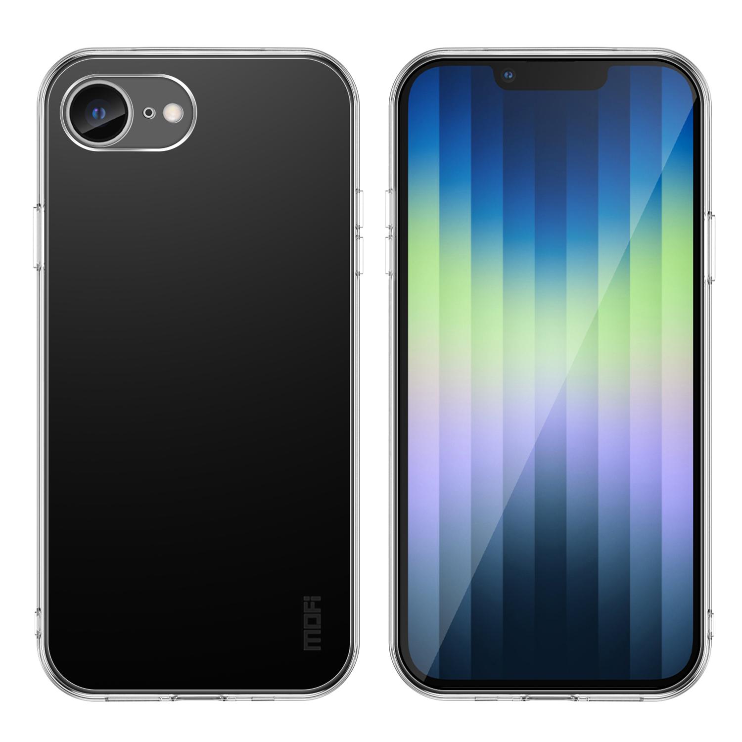 

MOFI For iPhone 16e Case Clear Shockproof TPU Thin Phone Cover A