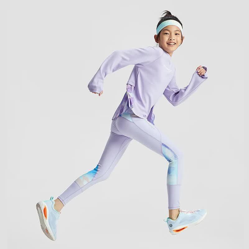 Moodytiger Girls' Soft Patchwork Sports Yoga Leggings