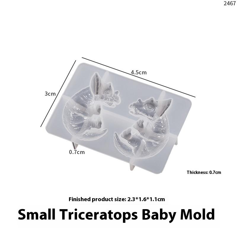 1 Piece DIY Dragon Animal Candle Craft Ornaments 3D Dragon Egg Silicone Resin Mold Home Decoration