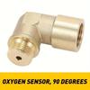 Brass Material Universal Connector M18 X 1.5 90 Degree Sensor Adapter  Engine Maintenance